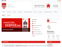Tablet Screenshot of piaseczno.pl